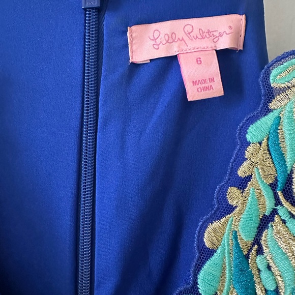 LILLY PULITZER 🌺 - Niki Stretch Dress in Twilight Blue ✨ - Picture 9 of 16